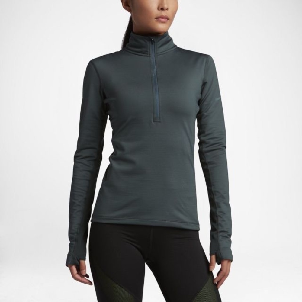 Nike Pro SuperWarm Embossed Fleece Training Top